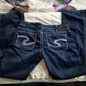 Silver Jean's 18" women's plus sz 18 33" length